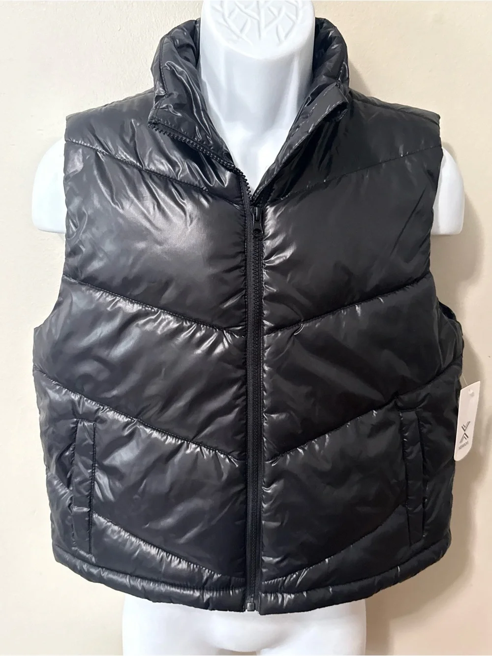 Black Puffer Vest - Classic Quilted Style